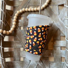 Load image into Gallery viewer, Trick or Treat Coffee Cozy
